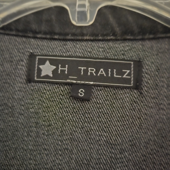 HTrailz Black Denim Sequin Jacket - Picture 4 of 4